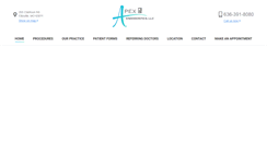 Desktop Screenshot of apex-endo.com